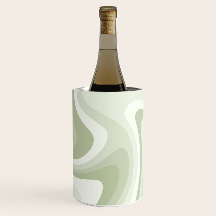 Abstract Wavy Stripes LXXVIII Wine Chiller Gallery Image 1