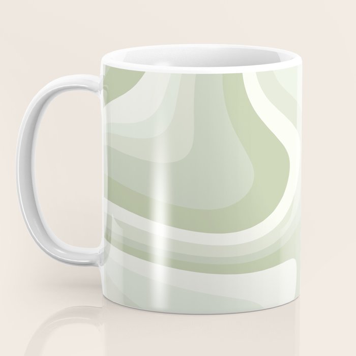 Abstract Wavy Stripes LXXVIII Coffee Mug Gallery Image 3