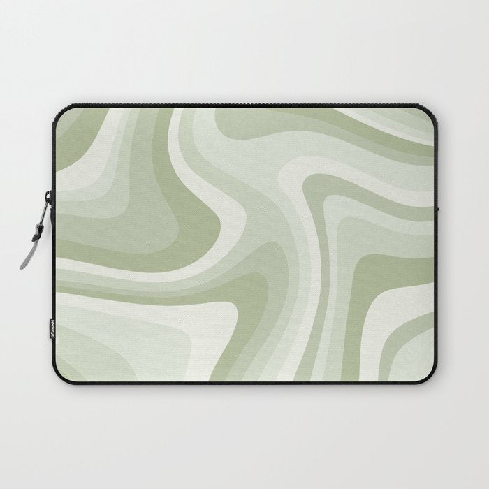 Abstract Wavy Stripes LXXVIII Laptop Sleeve Gallery Image 1