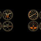 Aircraft Flight Instruments - 6 Pack Black Coffee Mug Gallery Image 2
