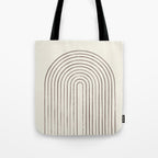 Arch Gray Pink Tote Bag Gallery Image 1