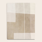 Neutral Minimalist Beige Tones Abstract Artwork Notebook Gallery Image 4