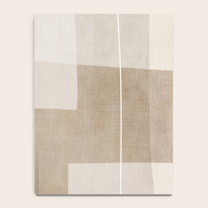 Neutral Minimalist Beige Tones Abstract Artwork Notebook Gallery Image 4