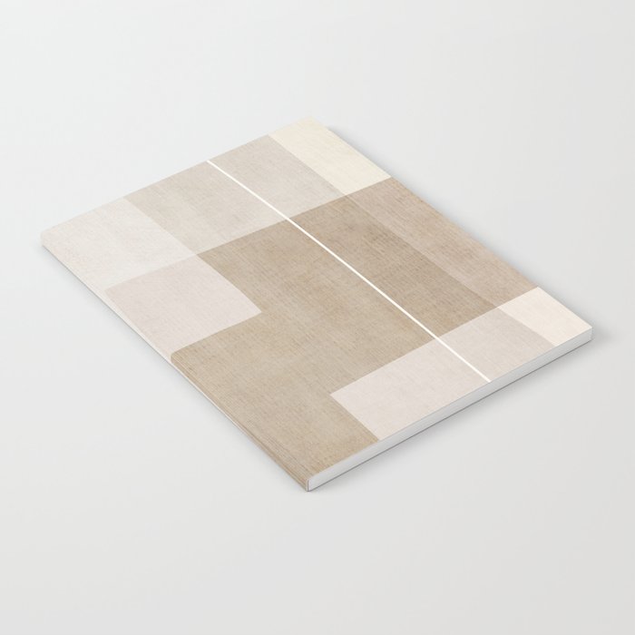 Neutral Minimalist Beige Tones Abstract Artwork Notebook Gallery Image 2
