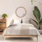 Neutral Minimalist Beige Tones Abstract Artwork Comforter Gallery Image 3