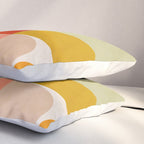 shapes of mid century geometry art Pillow Sham Gallery Image 3