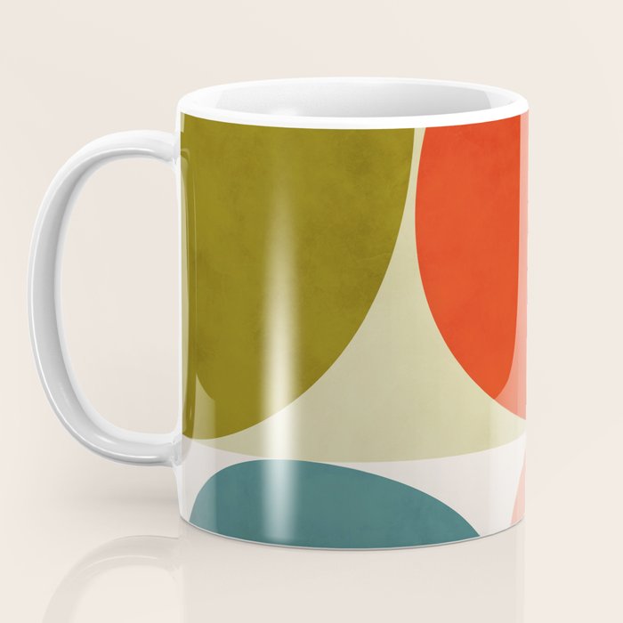 shapes of mid century geometry art Coffee Mug Gallery Image 3