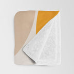 shapes of mid century geometry art Throw Blanket Gallery Image 3