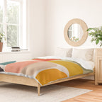 shapes of mid century geometry art Duvet Cover Gallery Image 2