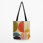 shapes of mid century geometry art Tote Bag Gallery Image 2