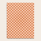 Check IV - Orange â Checkerboard Print Notebook Gallery Image 4