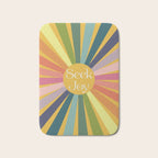 Seek Joy - Retro Inspired Art Print Bath Mat Gallery Image 1