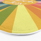 Seek Joy - Retro Inspired Art Print Bath Mat Gallery Image 3