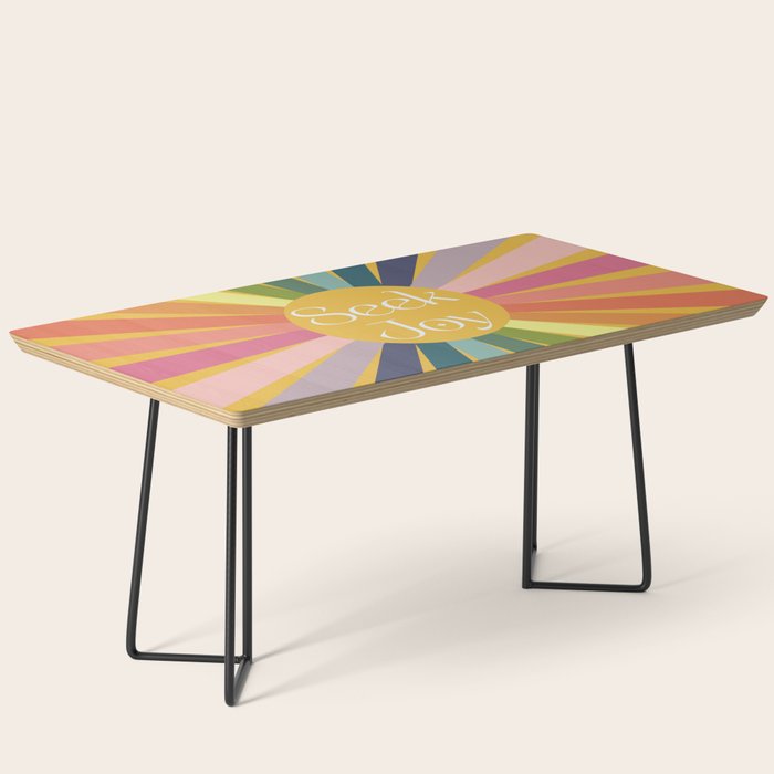 Seek Joy - Retro Inspired Art Print Coffee Table Gallery Image 1