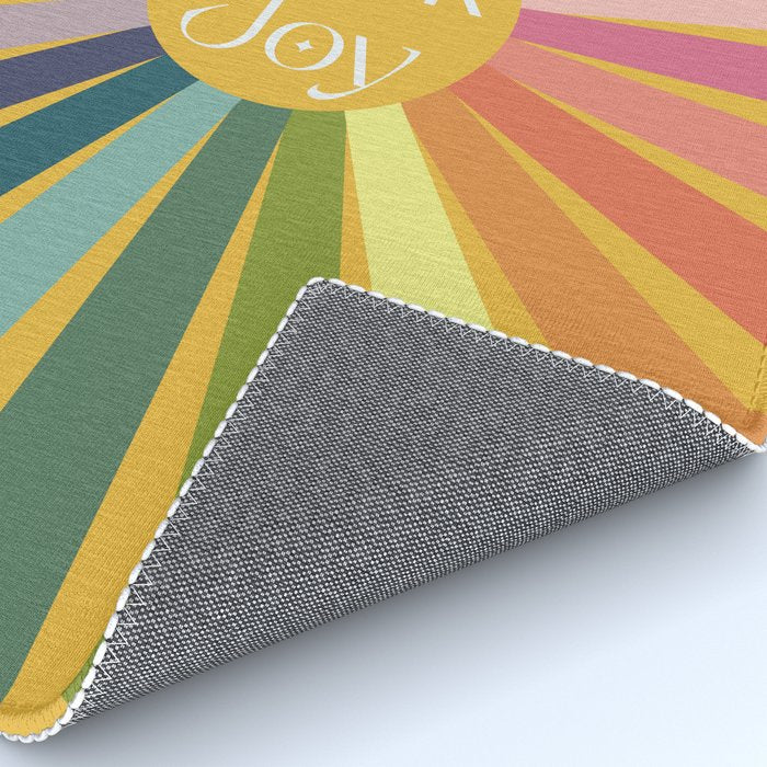 Seek Joy - Retro Inspired Art Print Rug Gallery Image 4