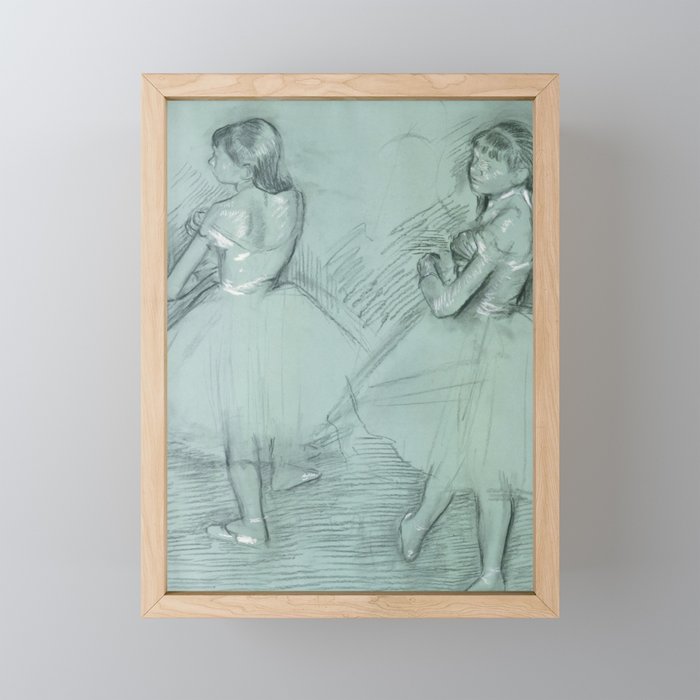 Two Dancers by Edgar Degas, 1879 Mini Art Print Gallery Image 1