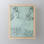 Two Dancers by Edgar Degas, 1879 Mini Art Print Gallery Image 1