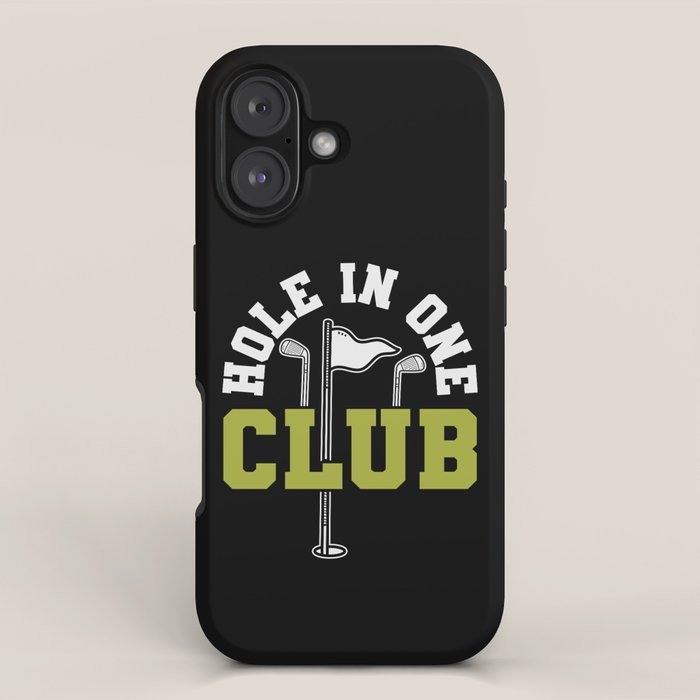 Hole In One Club Golf iPhone Case Gallery Image 1