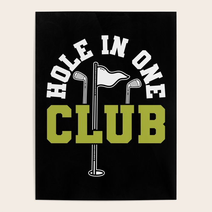 Hole In One Club Golf Poster Gallery Image 4