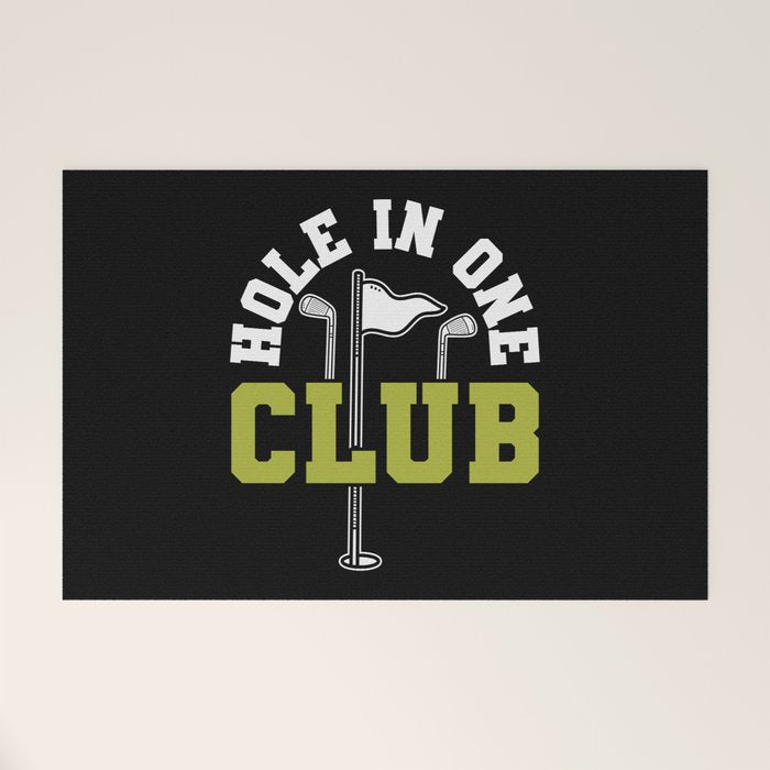Hole In One Club Golf Welcome Mat Gallery Image 1
