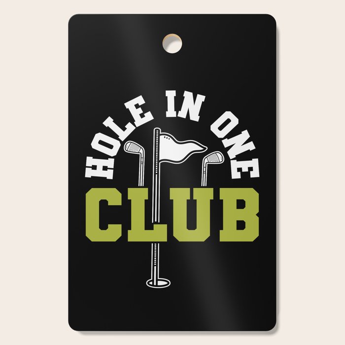 Hole In One Club Golf Cutting Board Gallery Image 1
