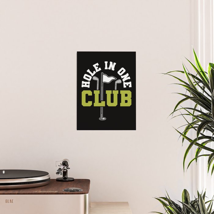 Hole In One Club Golf Poster Gallery Image 2
