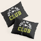 Hole In One Club Golf Pillow Sham Gallery Image 3