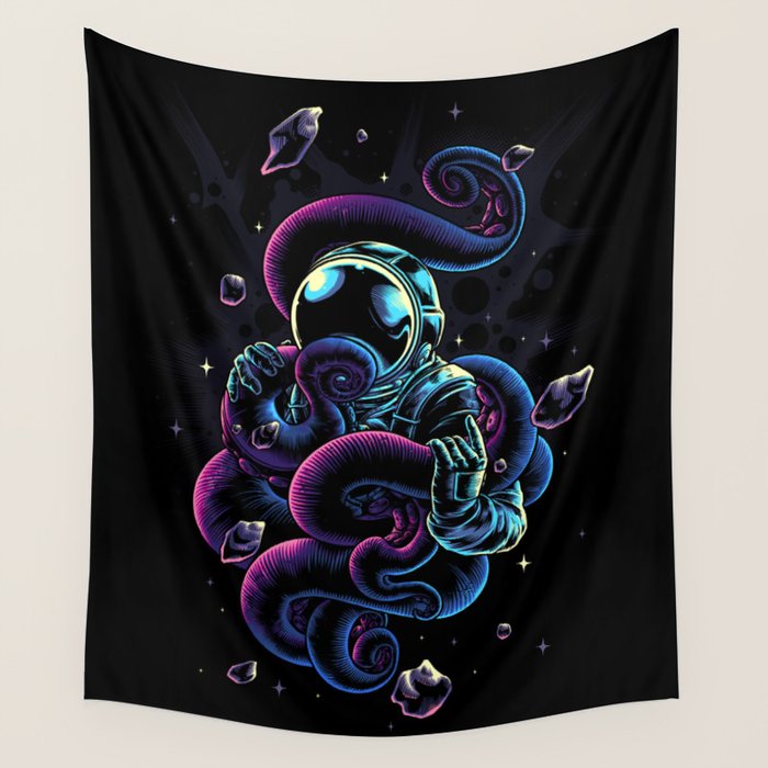 Octospace Wall Tapestry Gallery Image 1