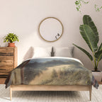 Where the Pines Begin - Alpine Landscape Print Comforter Gallery Image 3