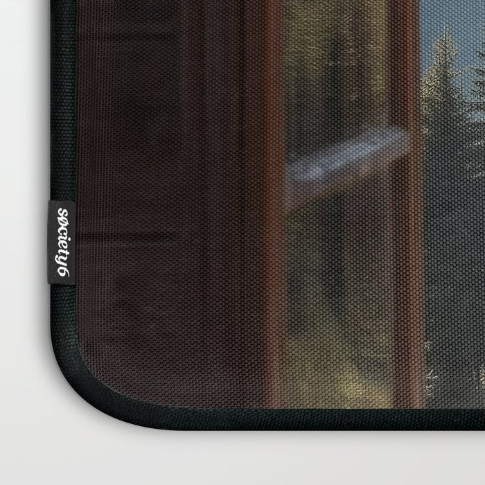 Where the Pines Begin - Alpine Landscape Print Laptop Sleeve Gallery Image 3