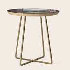 Where the Pines Begin - Alpine Landscape Print Side Table Gallery Image 1