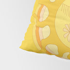 you are the sun // retro sunshine art by surfy birdy Pillow Sham Gallery Image 4