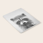 Raccoon - Black & White Notebook Gallery Image 2