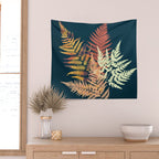 Autumn Fern Wall Tapestry Gallery Image 2