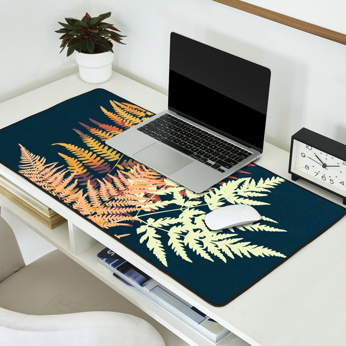 Autumn Fern Desk Mat Gallery Image 2