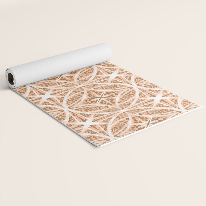 Tile wild leaves starry PF1 Yoga Mat Gallery Image 2