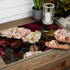 Vintage & Shabby Chic - Midnight Rose and Peony Garden Outdoor Rug Gallery Image 2