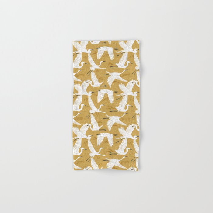 Soaring Wings - Goldenrod Yellow Hand & Bath Towel Gallery Image 1