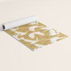 Soaring Wings - Goldenrod Yellow Yoga Mat Gallery Image 2