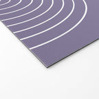 Minimal Line Curvature XXIII Lavender Purple Mid Century Modern Arch Abstract Welcome Mat Gallery Image 2