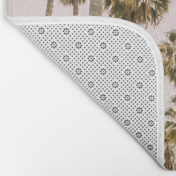 Palm Trees on Venice Beach - Los Angeles California Travel Photography Bath Mat Gallery Image 2