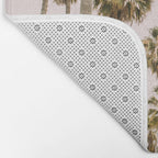 Palm Trees on Venice Beach - Los Angeles California Travel Photography Bath Mat Gallery Image 2