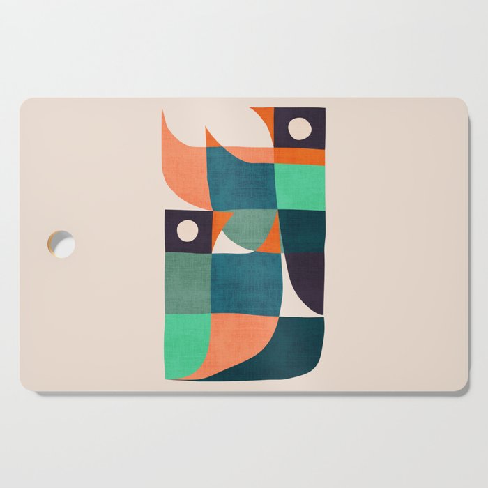 Two birds dancing Cutting Board Gallery Image 1