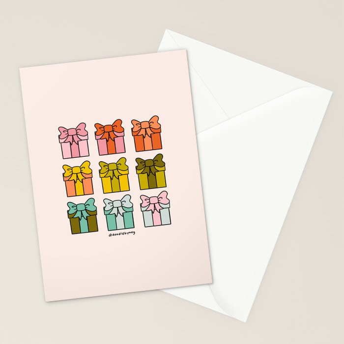 Rainbow Presents Stationery Card Gallery Image 2
