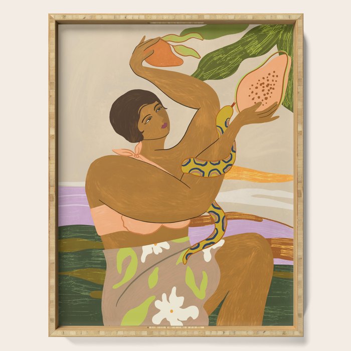 Snake Charmer Serving Tray Gallery Image 1