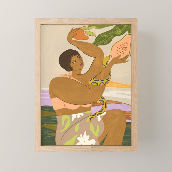 Snake Charmer Mini Art Print Gallery Image 1