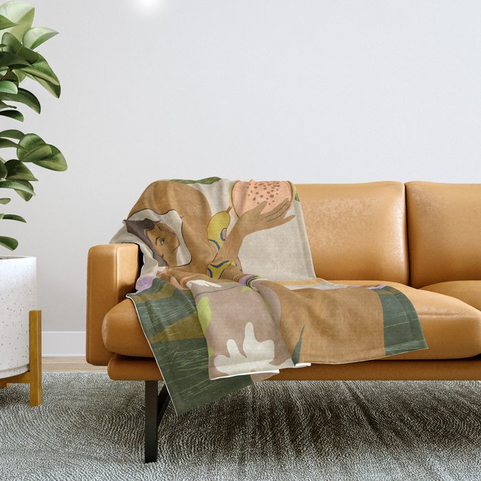Snake Charmer Throw Blanket Gallery Image 1