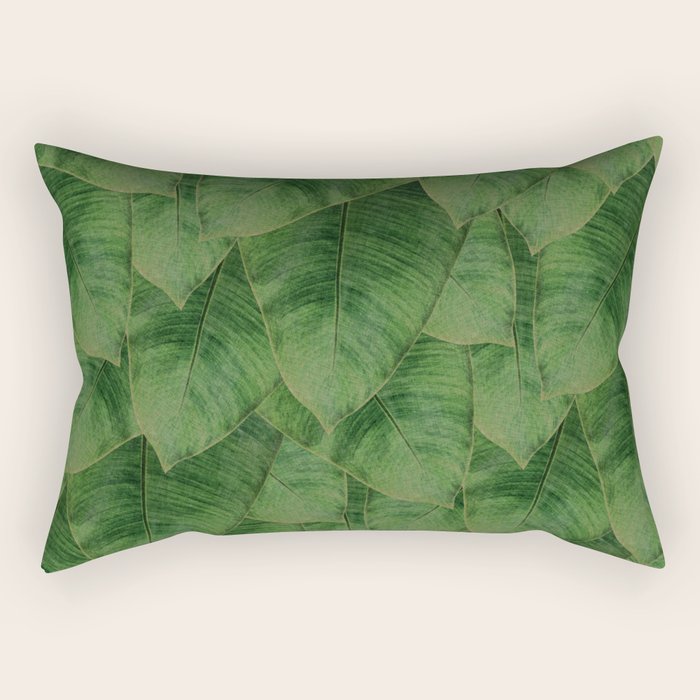 Banana Leaf III Rectangular Pillow