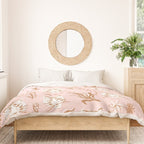 Pink Abstract Tiger Pattern Duvet Cover Gallery Image 3