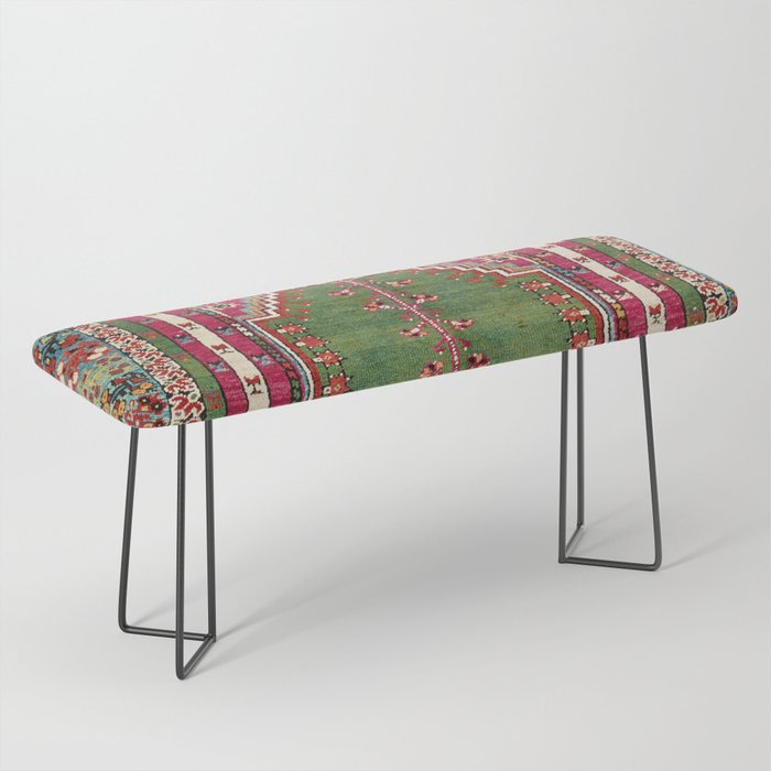 Kirsehir Central Anatolian Prayer Rug Print Bench Gallery Image 1